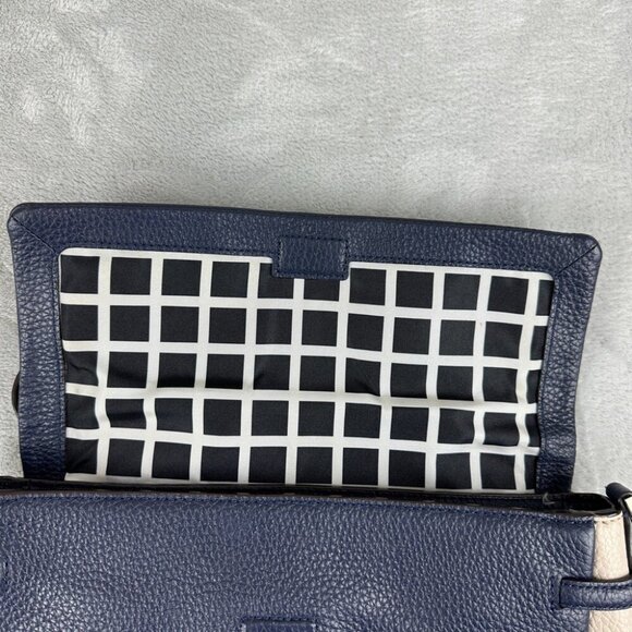 Kate Spade Blue and White Leather Purse Women’s - Picture 8 of 12